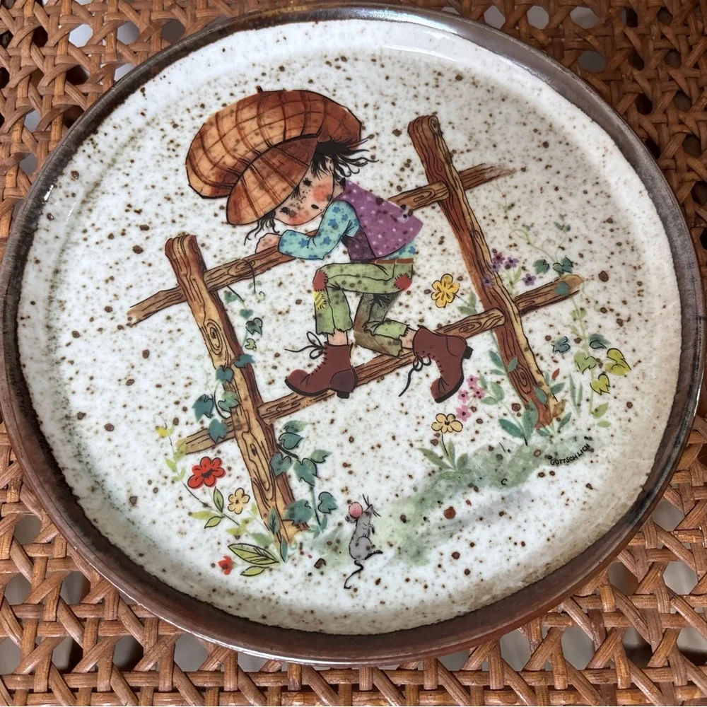 Vintage 70s Gisela Gottschlich Display Plate